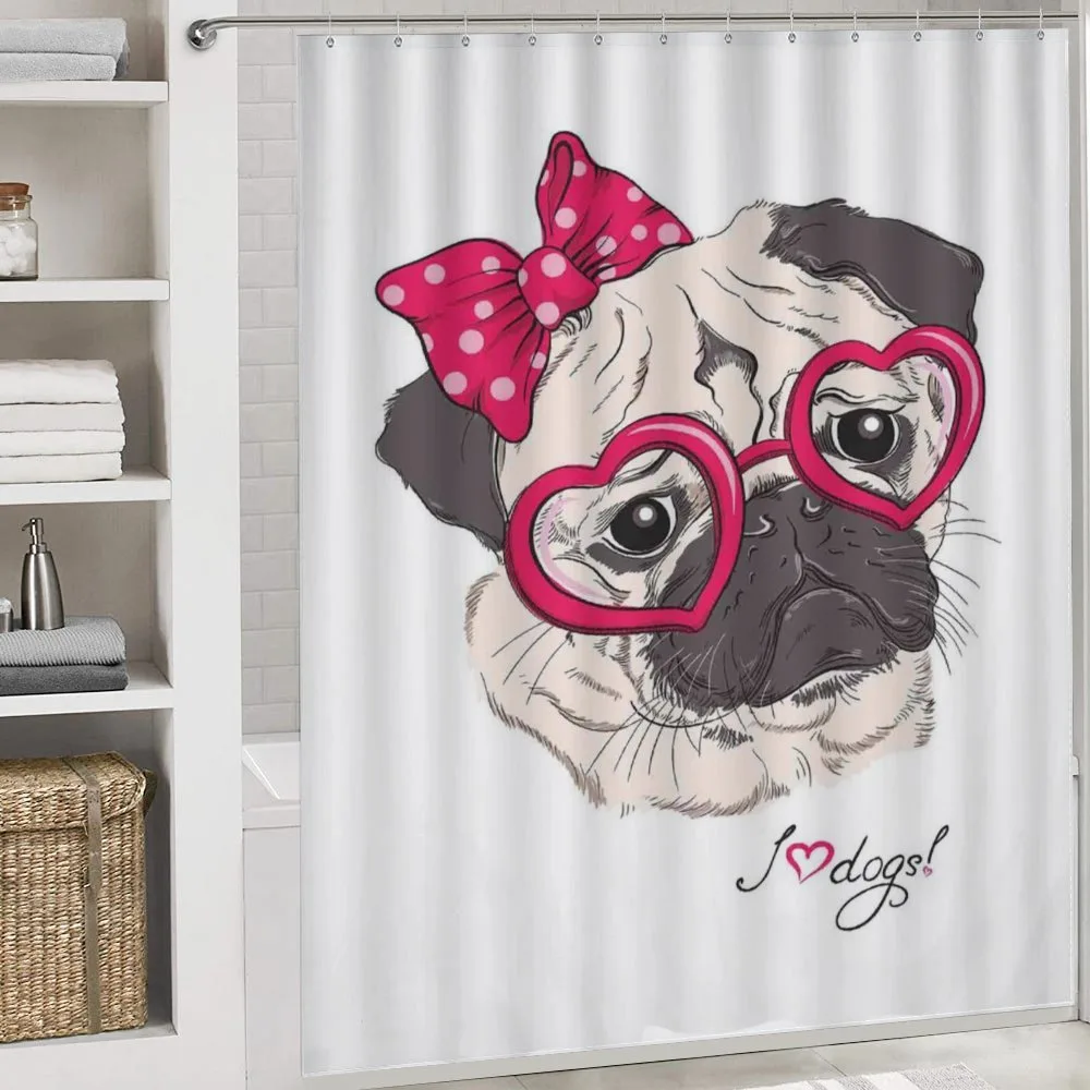 Cartoon Fashion Hipster Dog — Detail 4