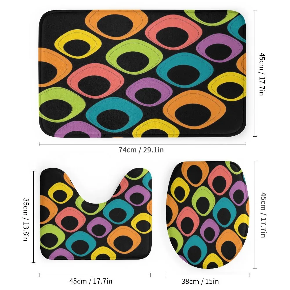 Colorful Oval Motifs — Detail 1