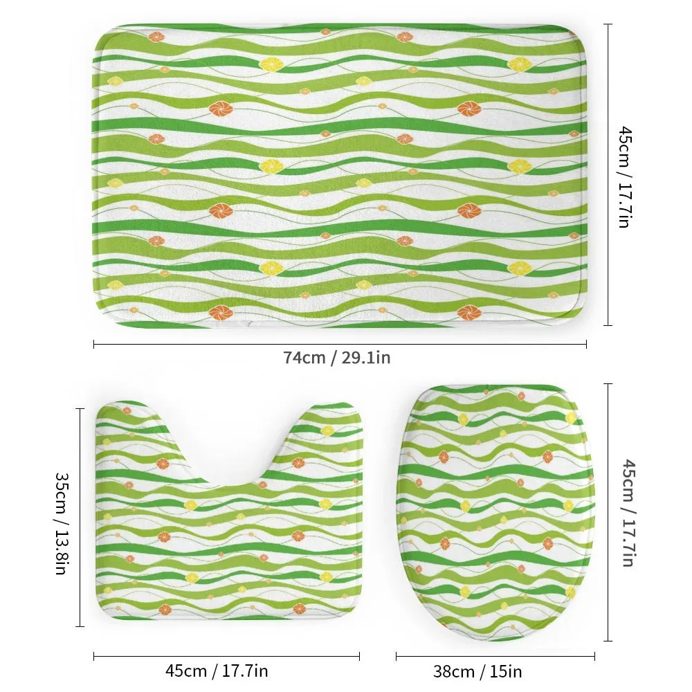 Colorful Wavy Bands — Detail 1