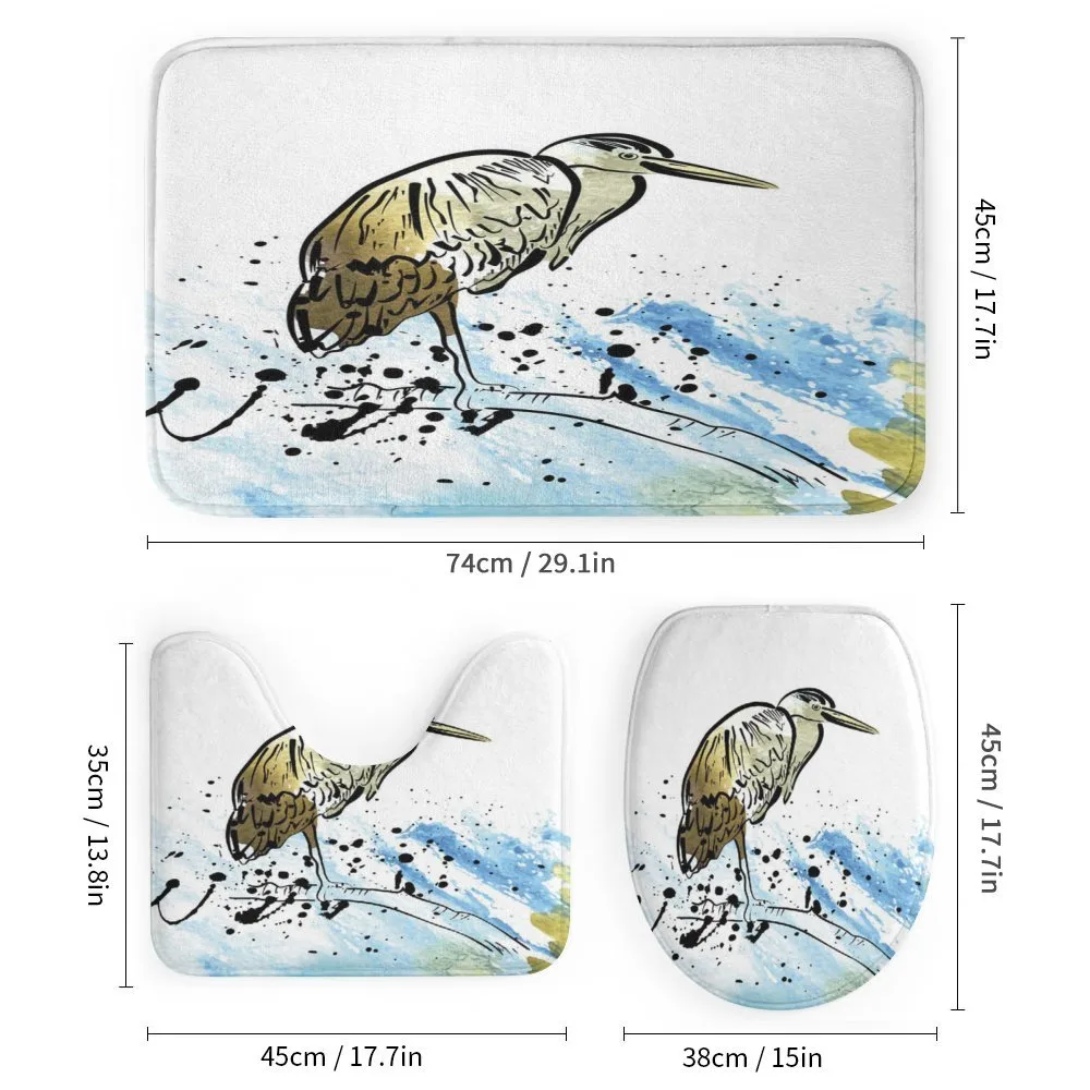 Heron Bird in Design — Detail 1