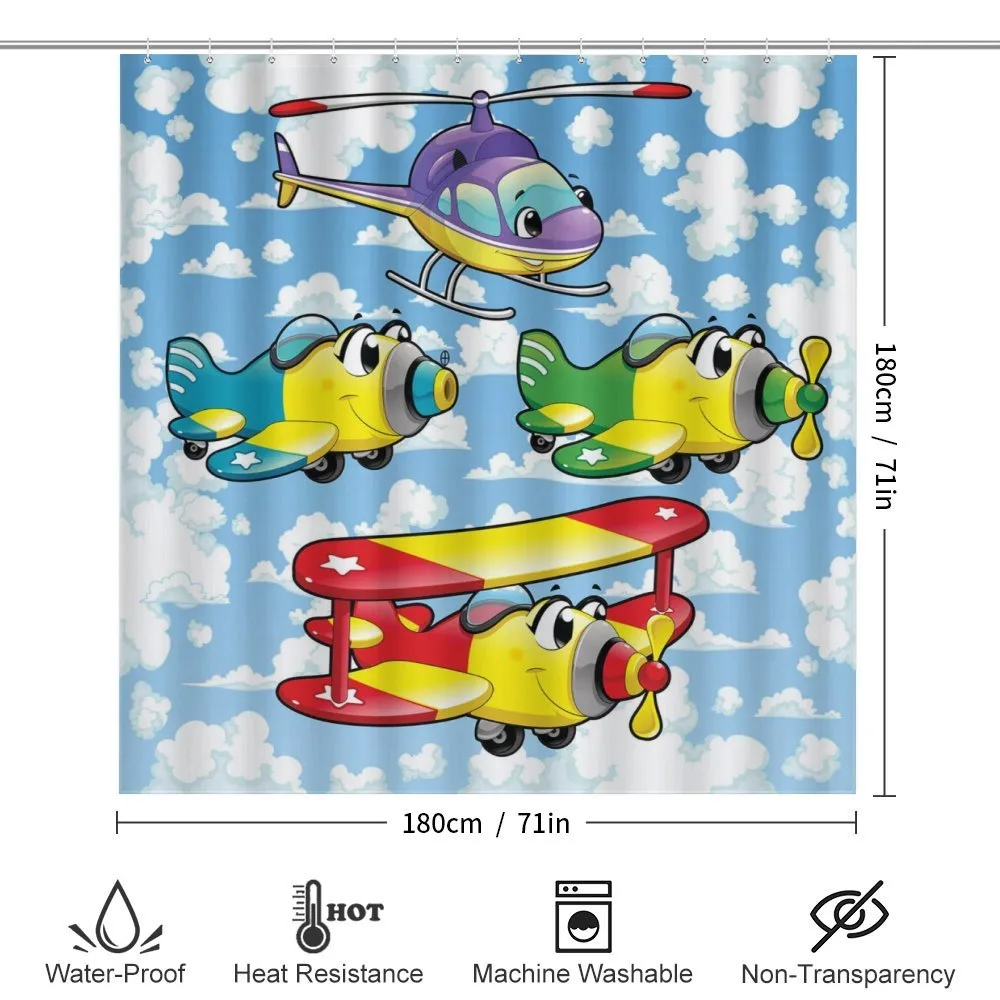 Kids Airplanes Sky — Detail 2