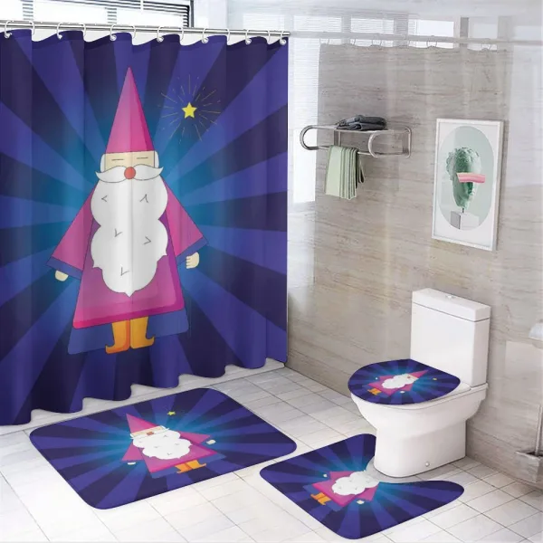 Man with a Staff Miracle on a shower curtain