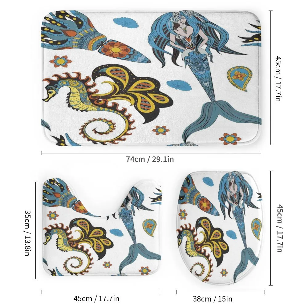 Mermaid and Sea Horse — Detail 1