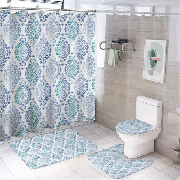 Moroccan Element on a shower curtain