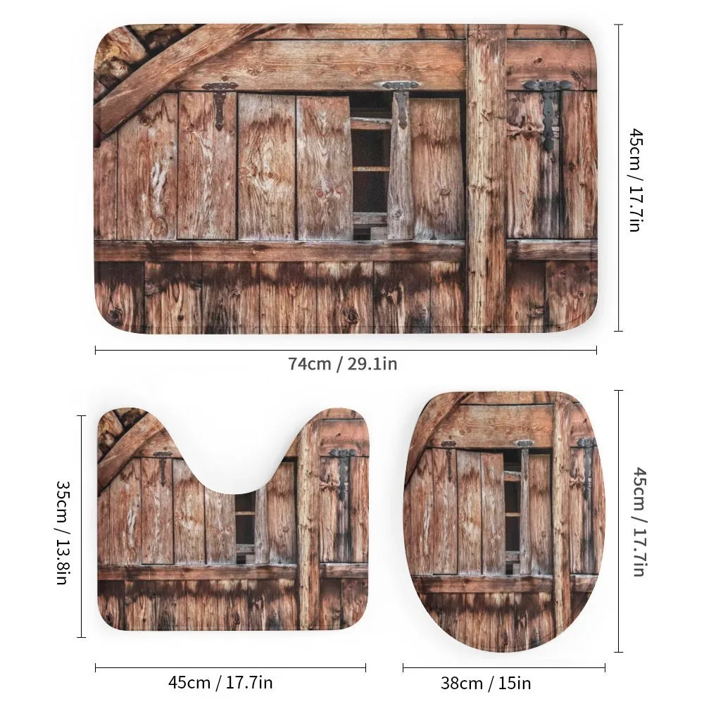 Oak Abandoned Barn Door — Detail 1