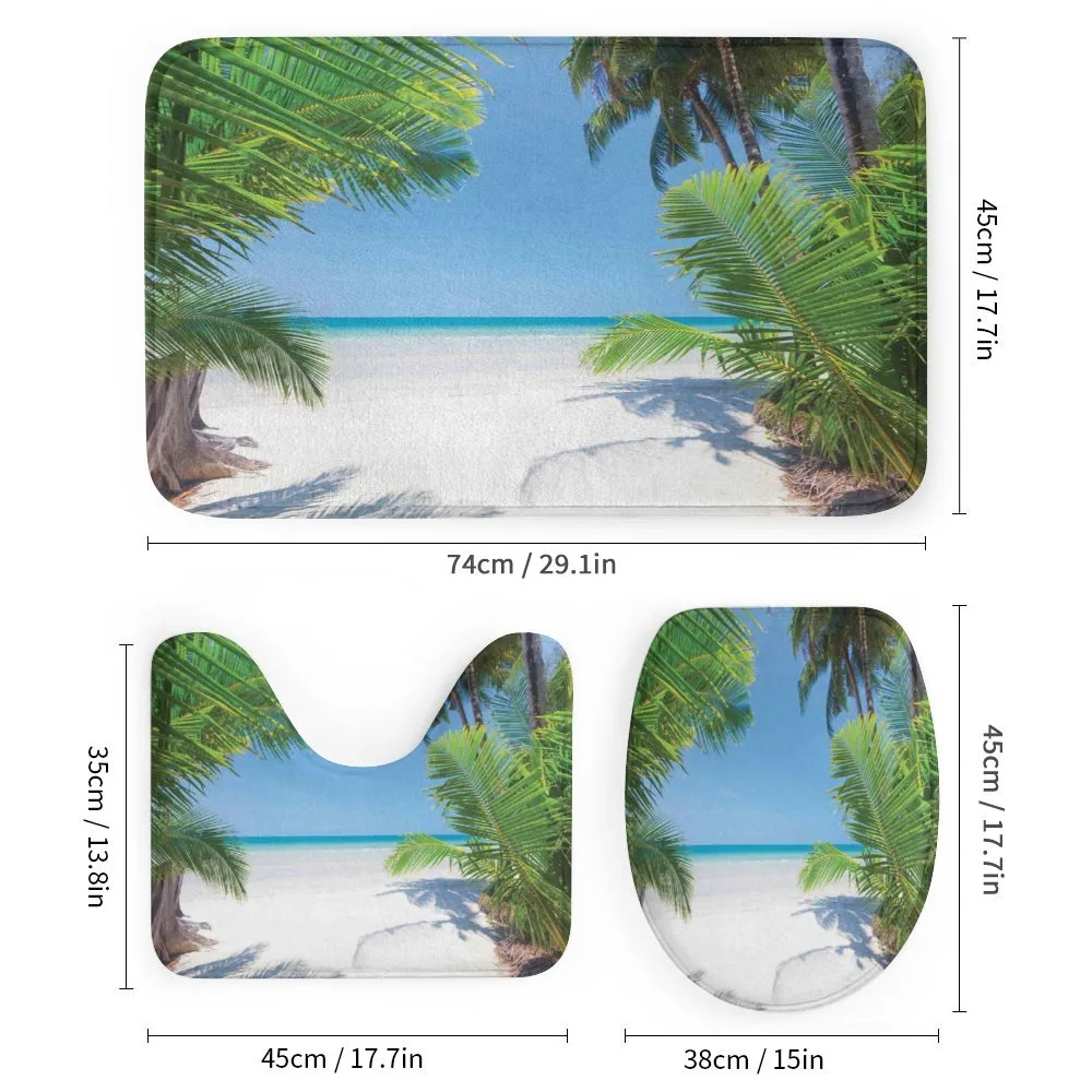 Palm Leaf Tropical Beach — Detail 1