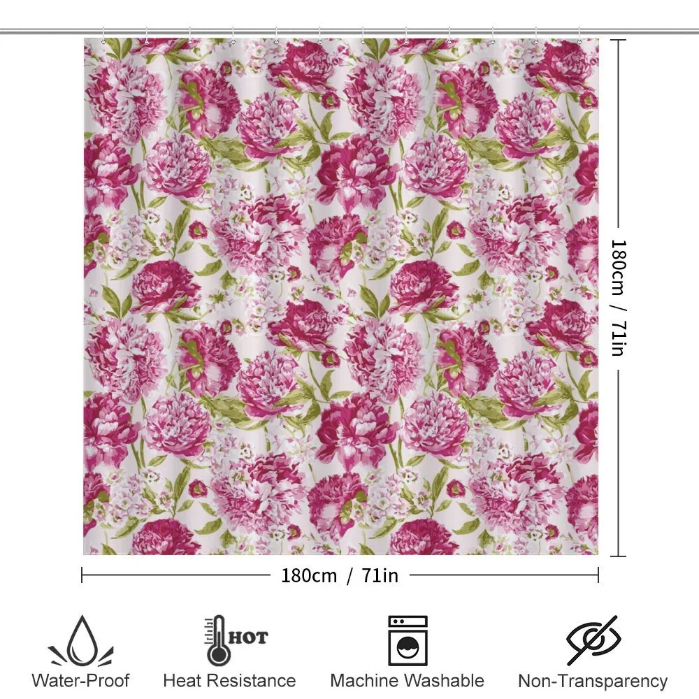 Peonies and Leaf Floral — Detail 2