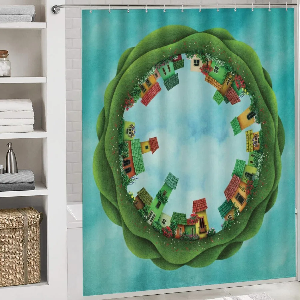 Small Town Round Artwork — Detail 4