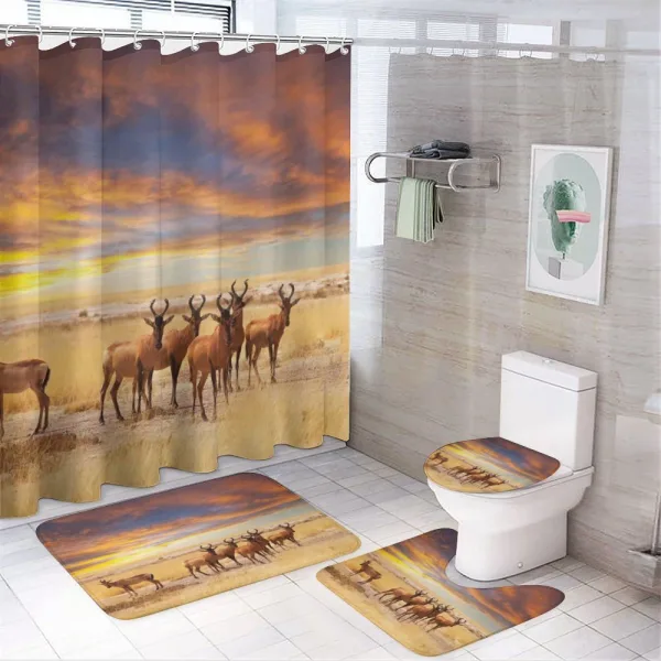 Tropical Animal on a shower curtain