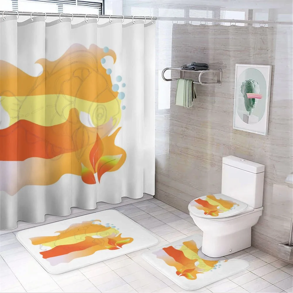 Abstract Orange Goldfish — Your design