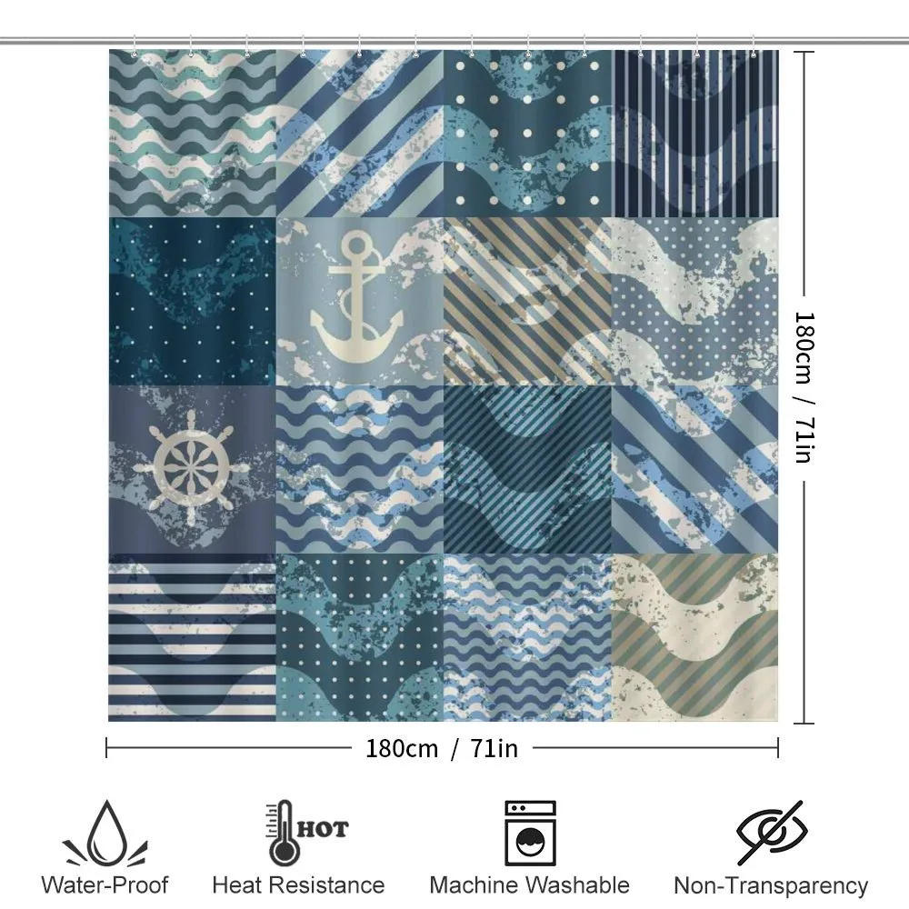 Anchor Grunge Naval — Detail 2