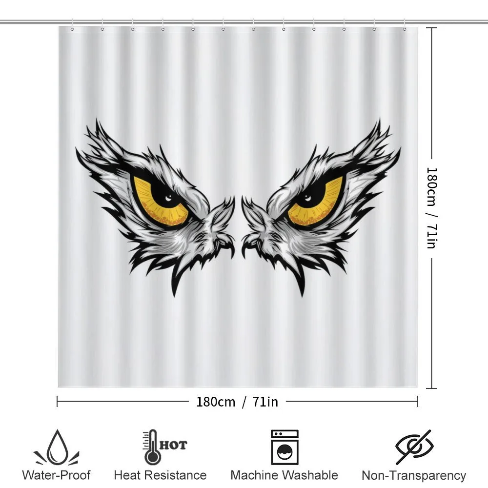 Angry Gaze of Bird of Prey — Detail 2