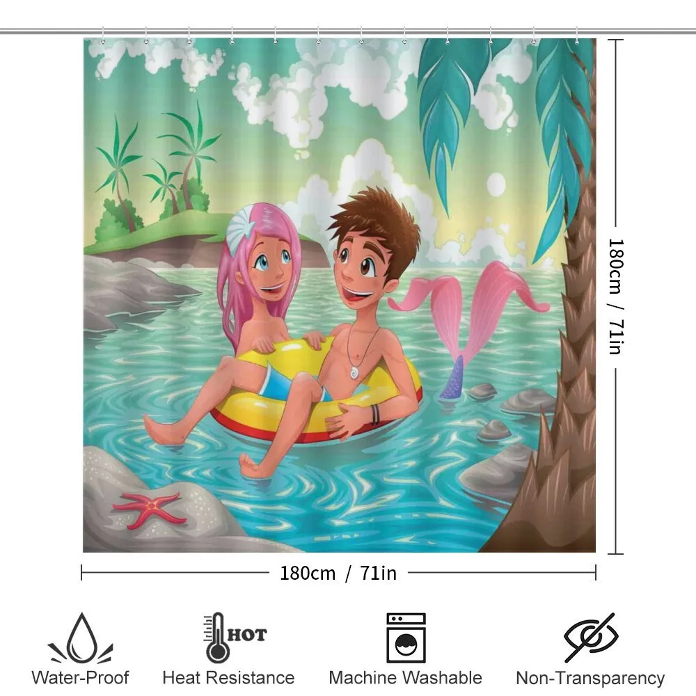 Cartoon Tropical Love — Detail 2