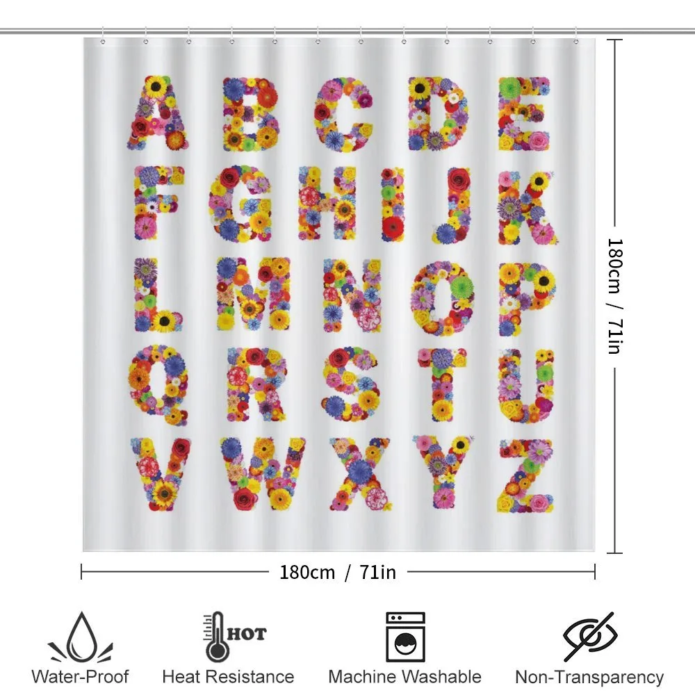 Colorful Flora Alphabet — Detail 2