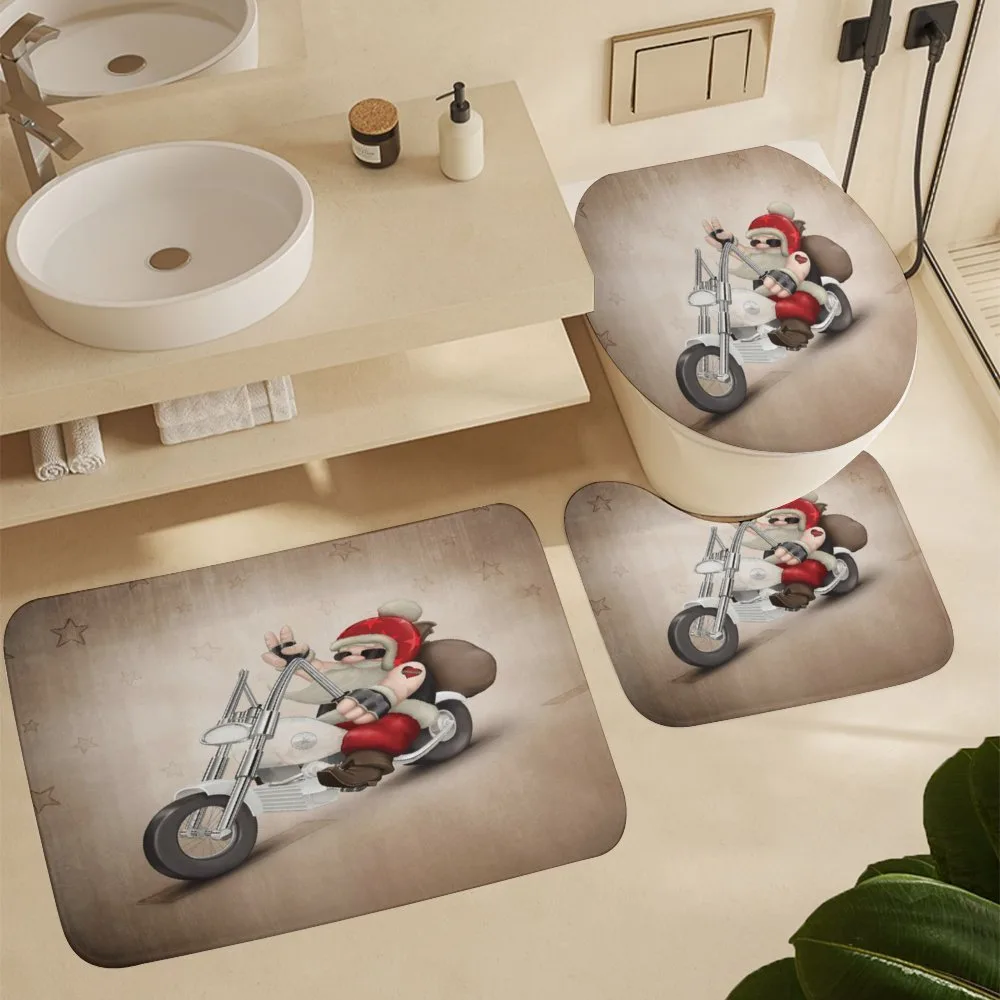Cool Santa on Bike — Detail 5