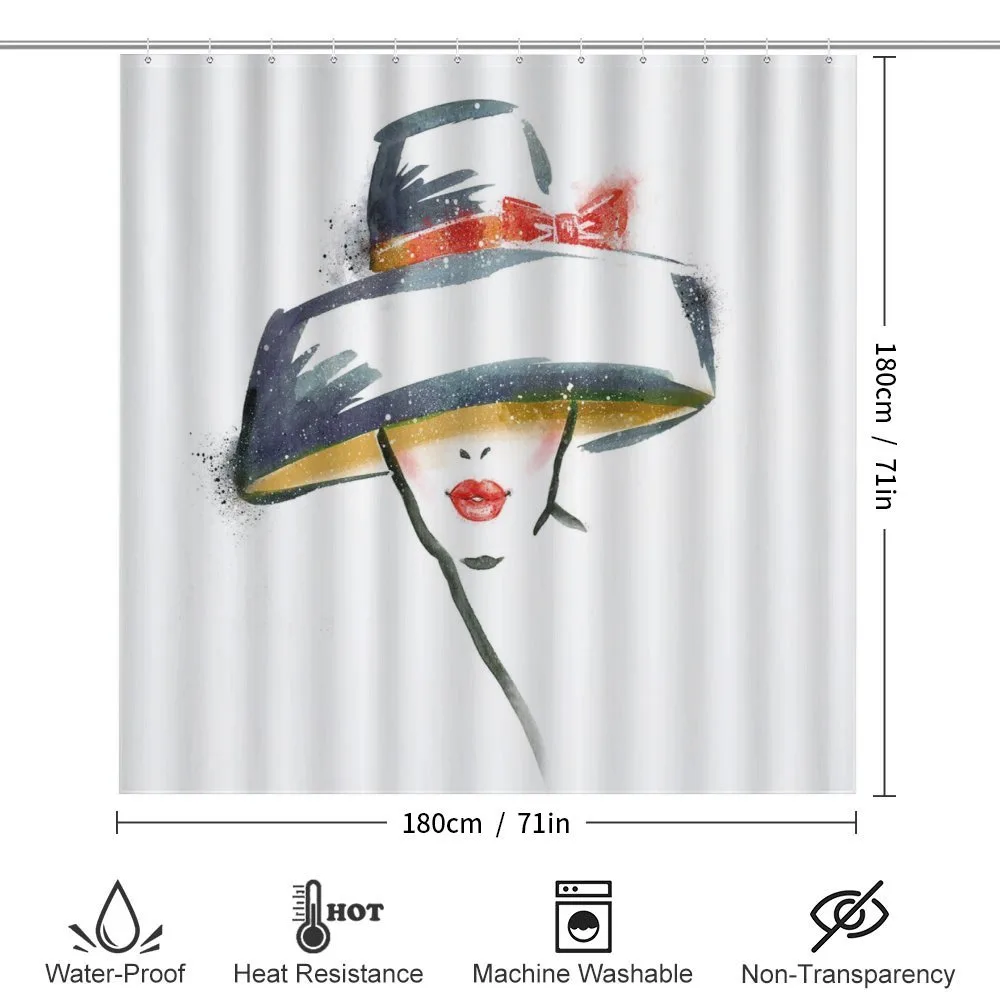 Fashion Woman with a Hat — Detail 2