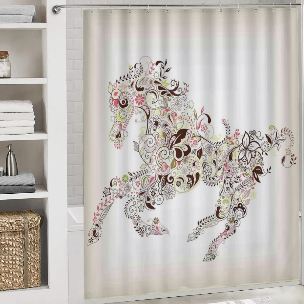 Floral Horse Paisley — Detail 4