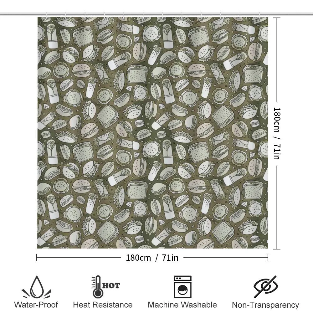 Hand-drawn Food Pattern — Detail 2