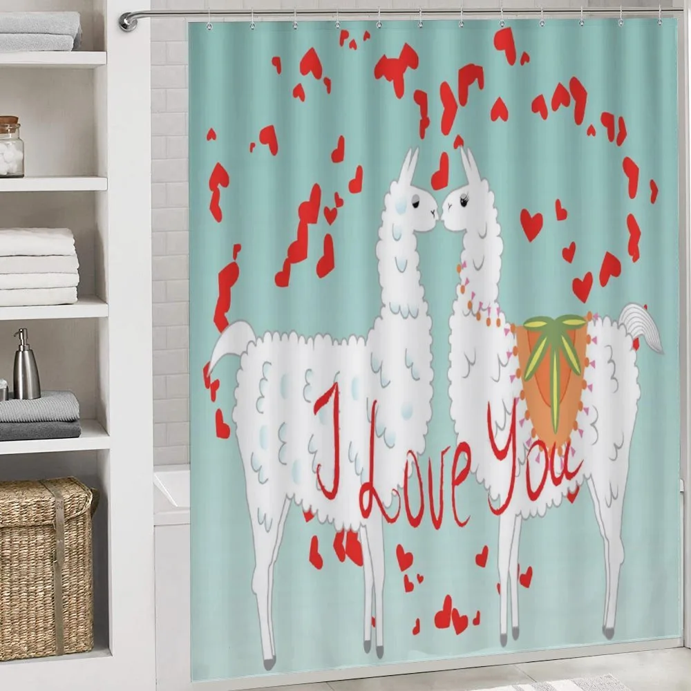 Lover Llamas and Hearts — Detail 4