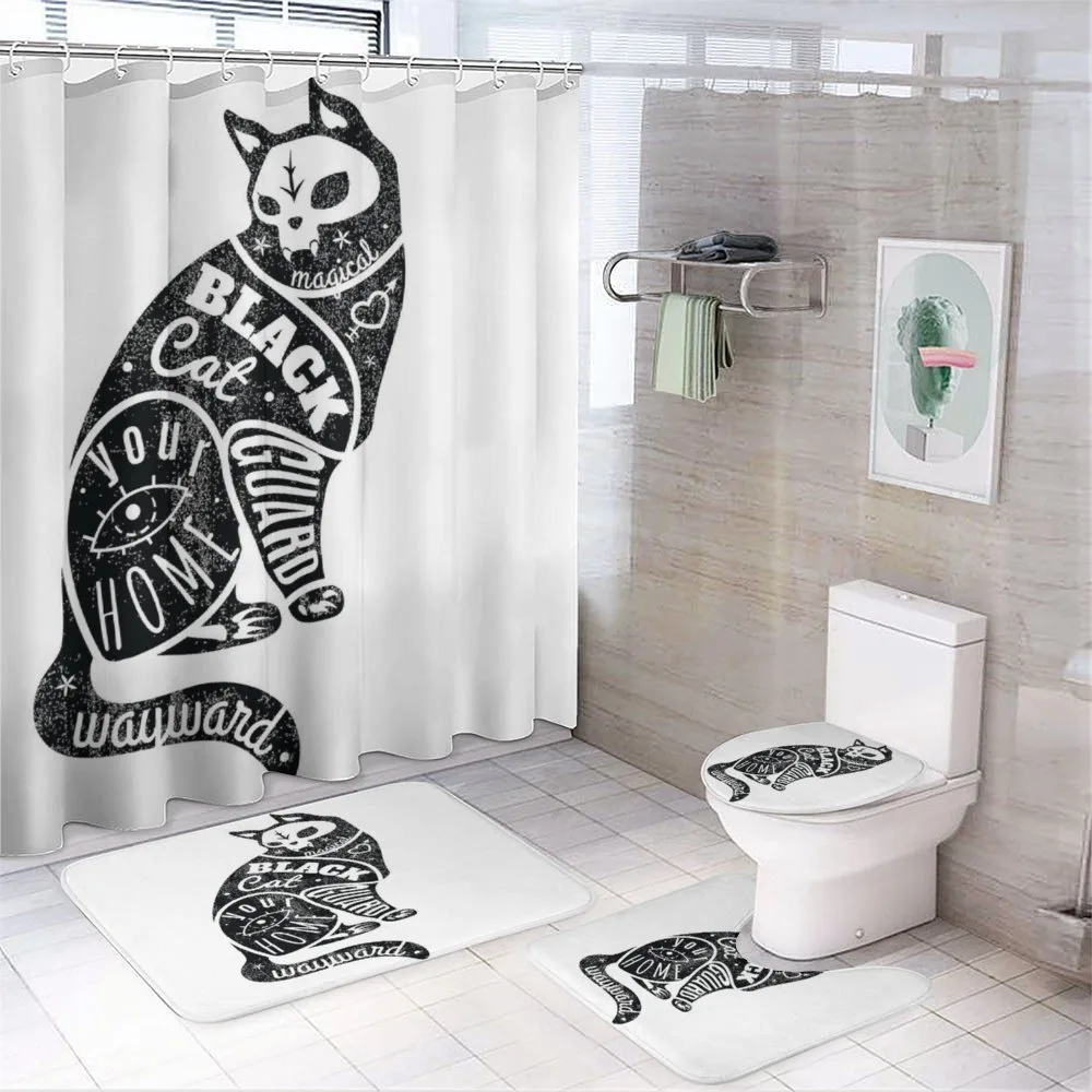 Magic Skull Cat Drawing — Your design