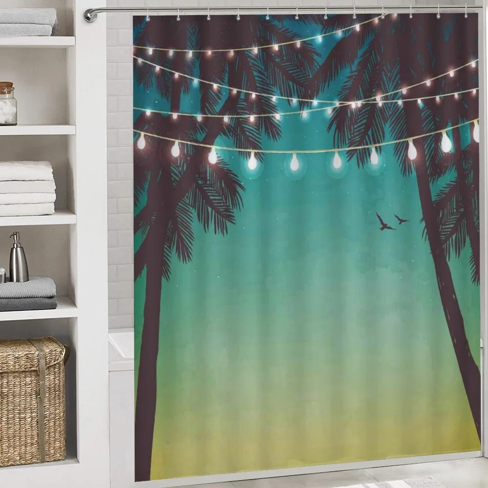 Night Time Sunset Palms — Detail 4