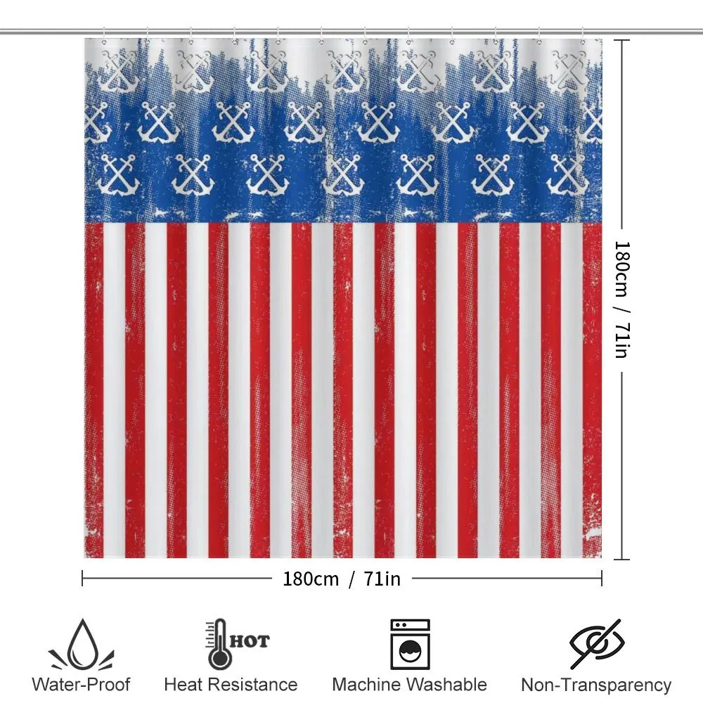 Patriotic Grunge Flag Marine — Detail 2