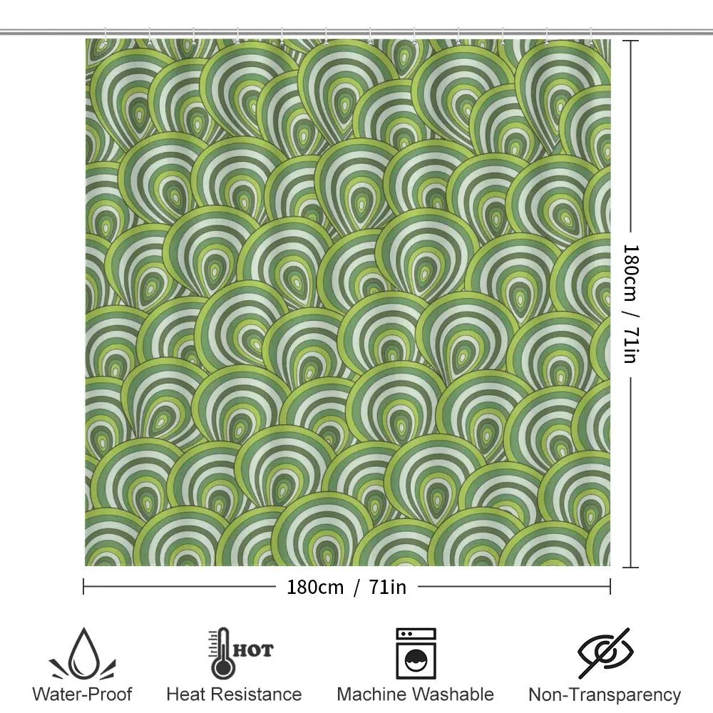 Peacock Design Circles — Detail 2