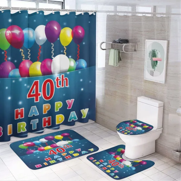Special Day Surprise on a shower curtain