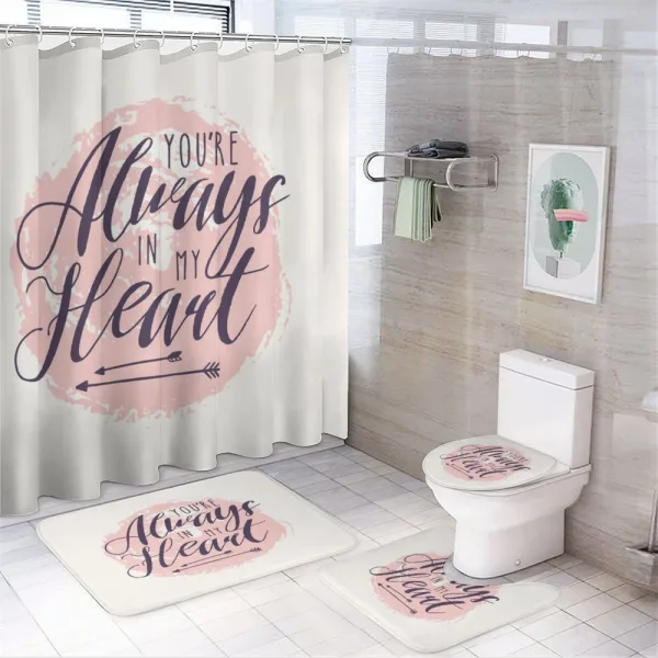 Youre Always in My Heart on a shower curtain