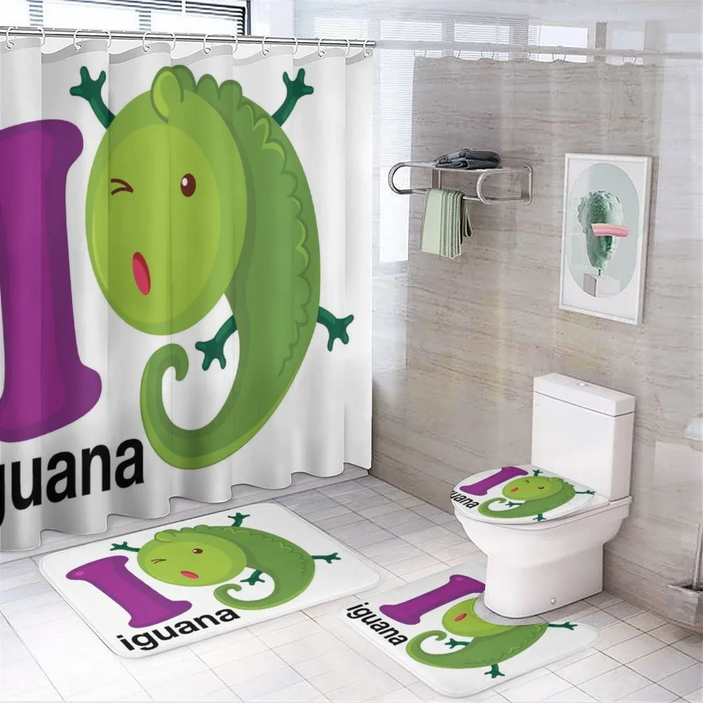 Capital Letter with Cartoon — Your design