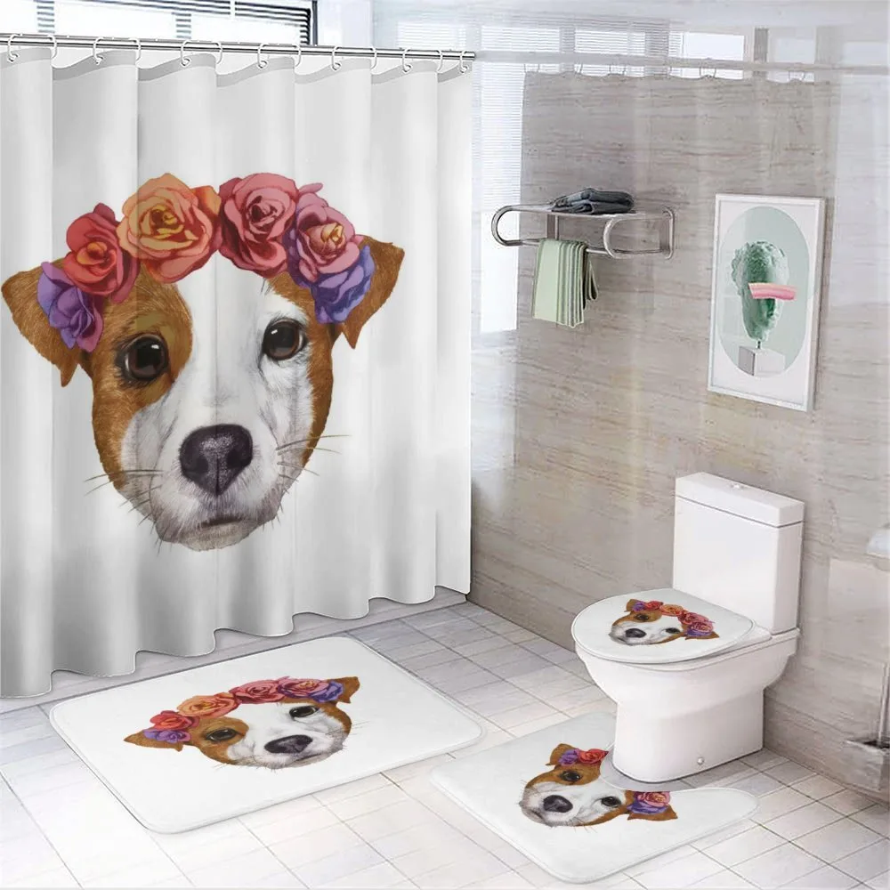 Dog Floral Portrait — Your design