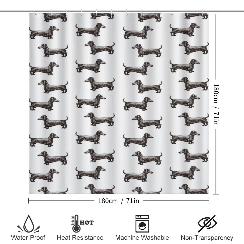 Dogs Pattern Lines — Detail 2
