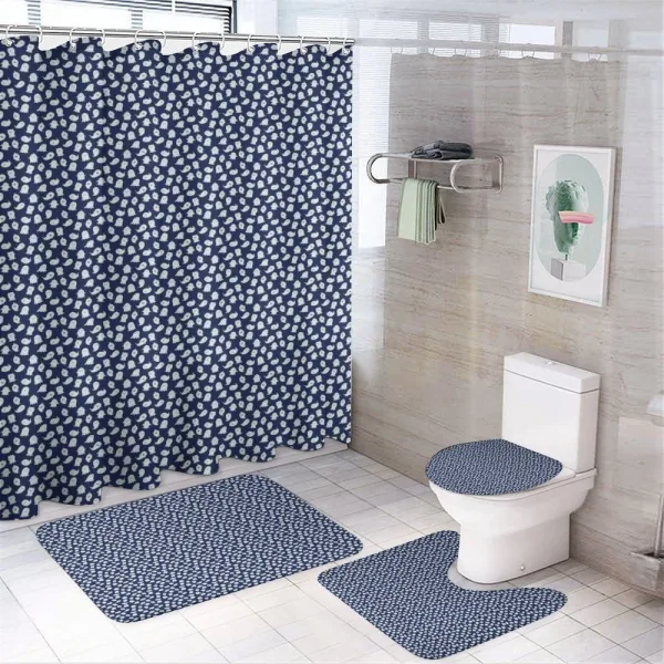 Funny Supernatural Characters on a shower curtain