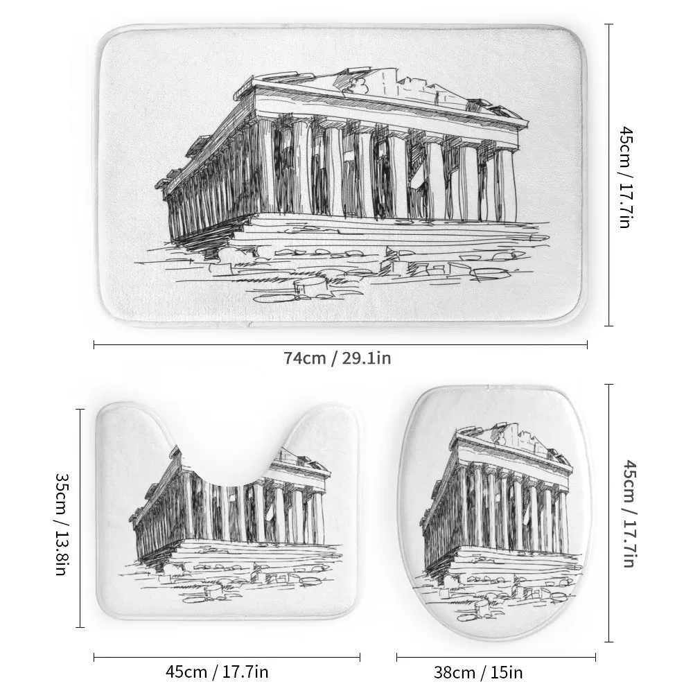 Greek Pantheon Sketch — Detail 1