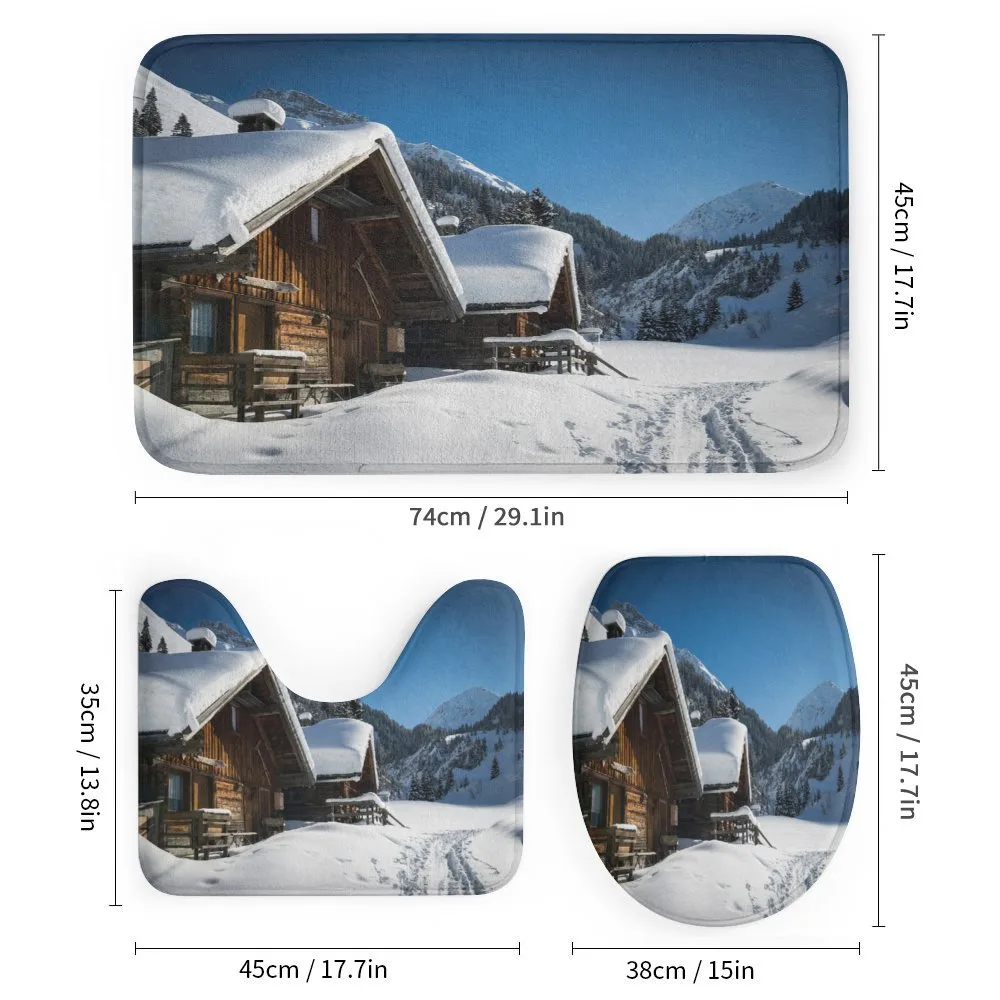 Houses Austria Mountains — Detail 1