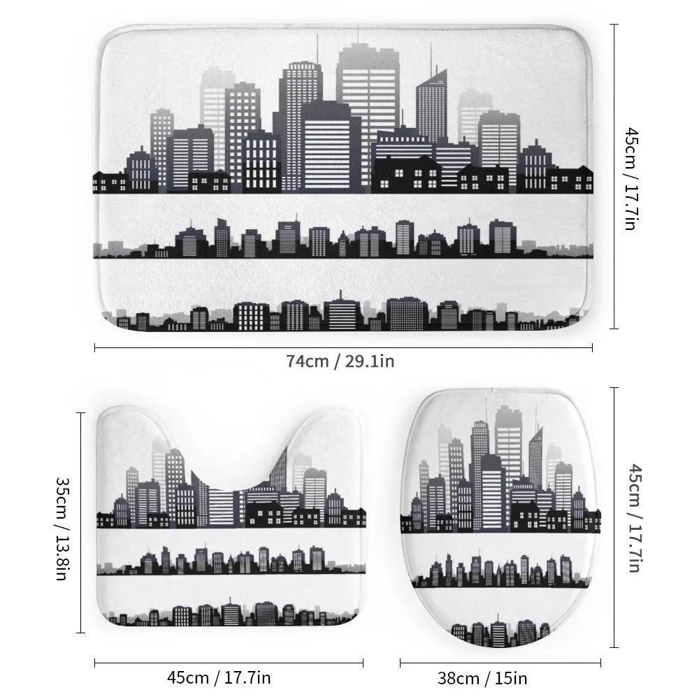 Long Buildings Skyline — Detail 1