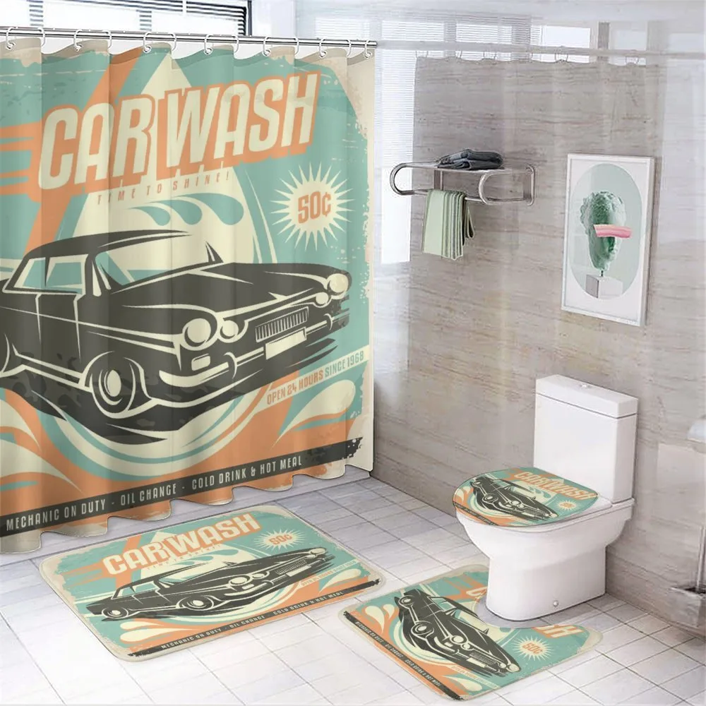 Retro Car Wash Poster — Your design