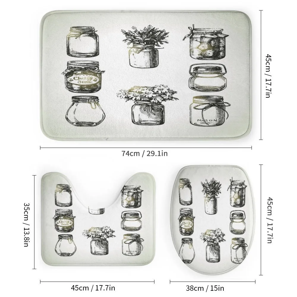 Rustic Sketchy Jars — Detail 1