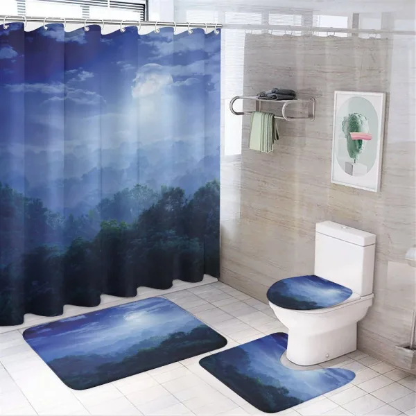 Sri Lanka Rainforest on a shower curtain