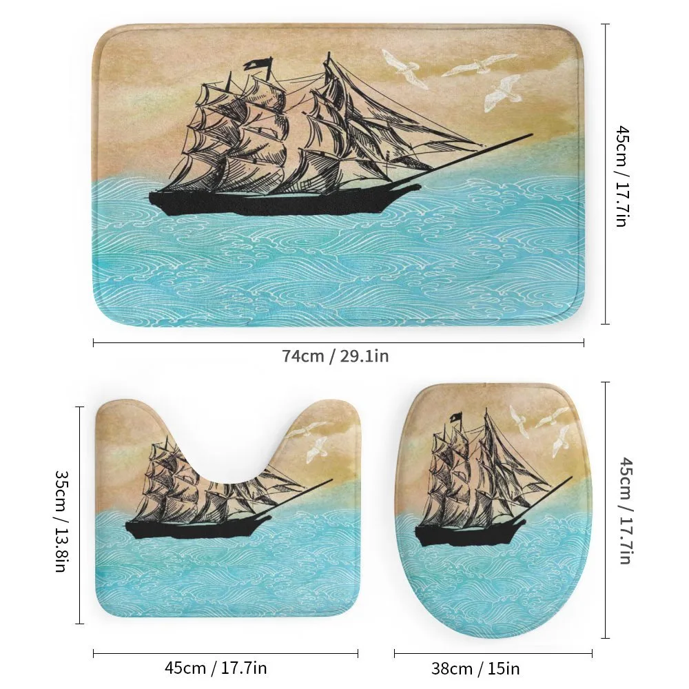Vintage Ship Motif — Detail 1