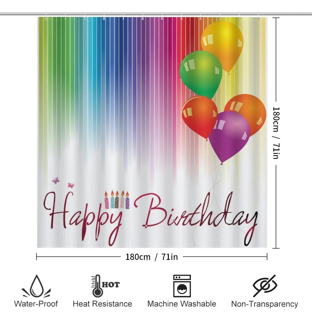 Balloon Greeting Candle — Detail 2