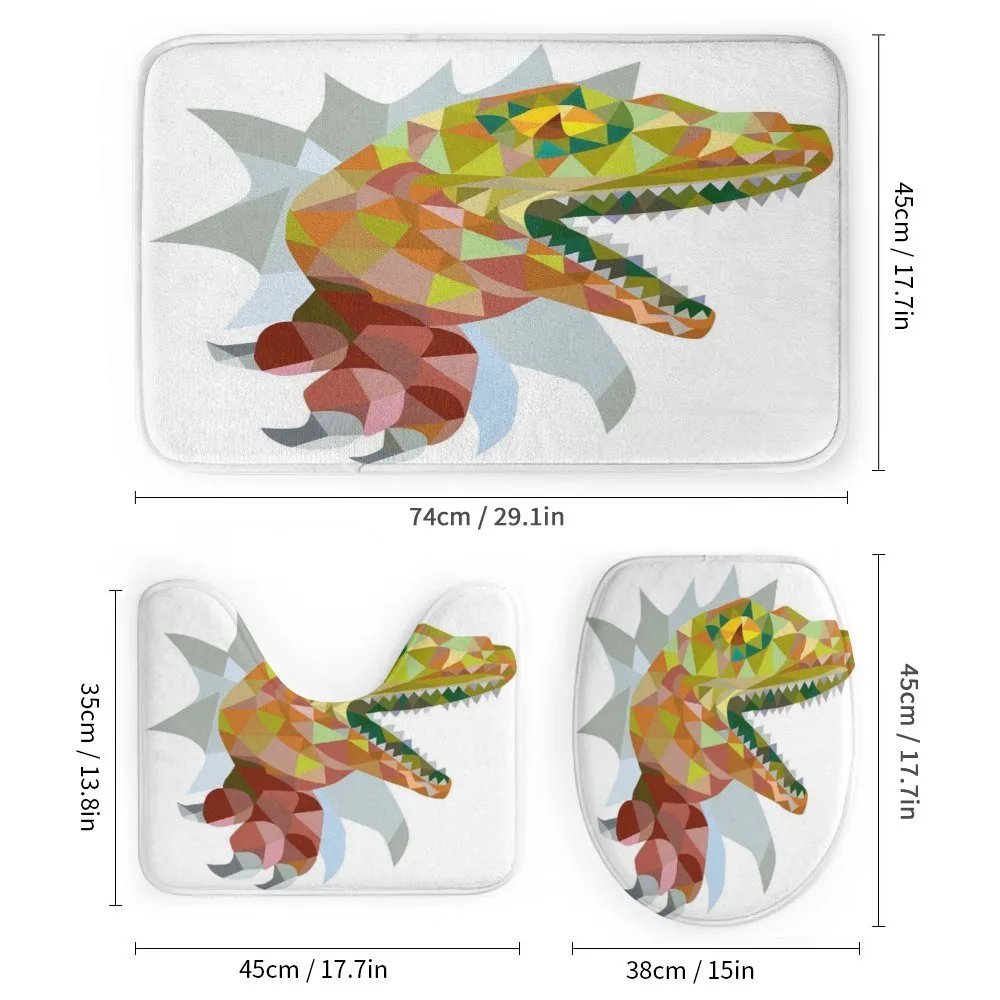 Colorful Mosaic T-rex — Detail 1