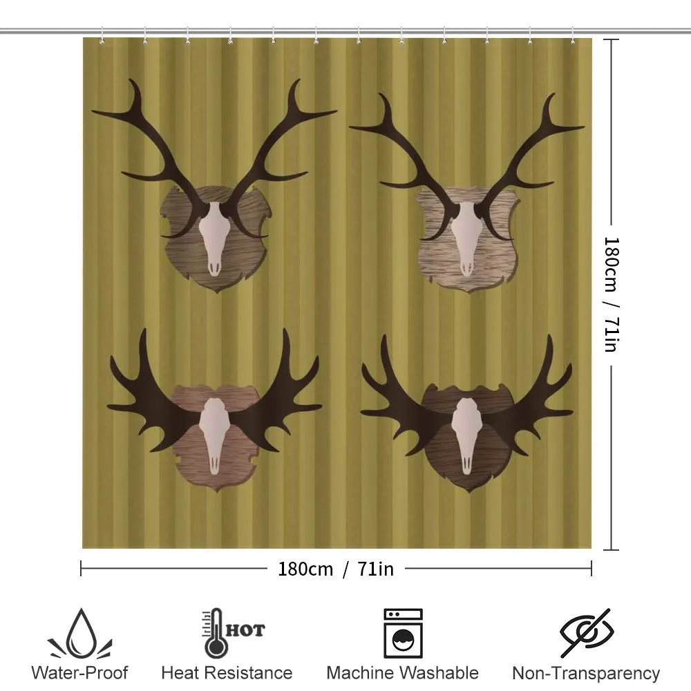 Deer Mous Horns Trophy — Detail 2
