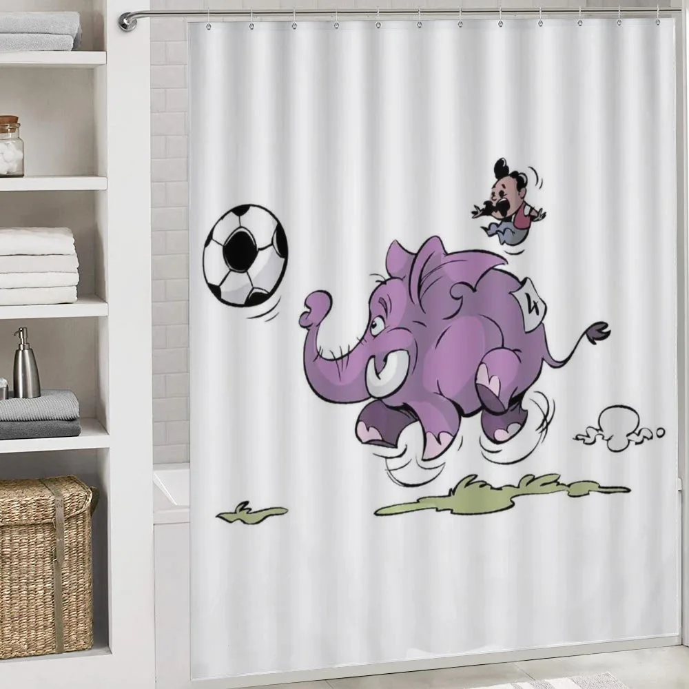 Elephant Playing Soccer — Detail 4