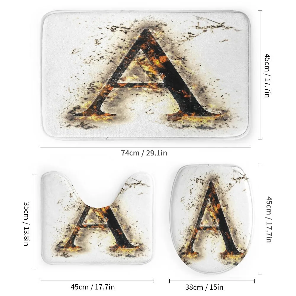 Fiery First Letter — Detail 1