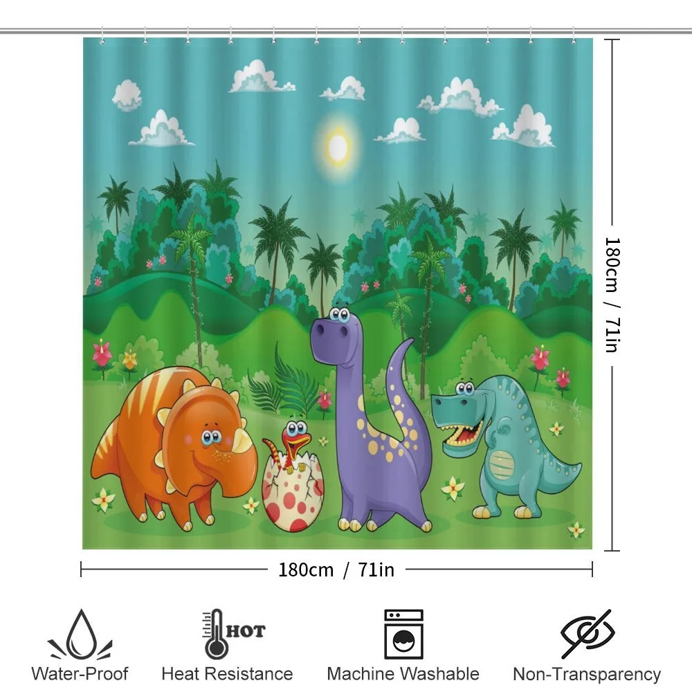 Funny Dinosaurs Cartoon — Detail 2
