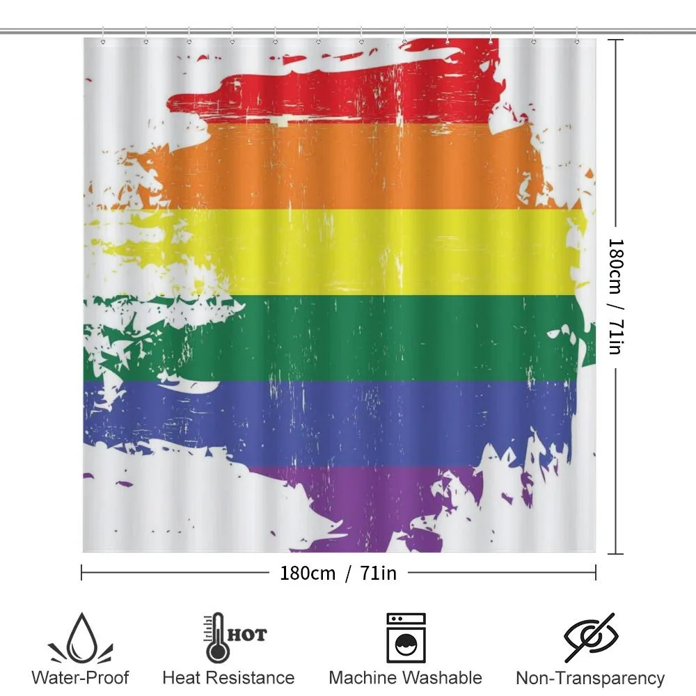 LGBT Flag Line — Detail 2