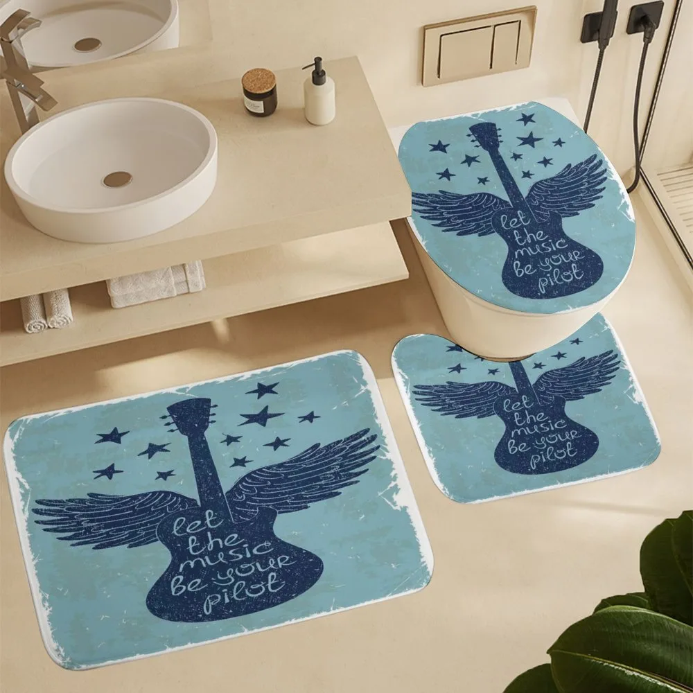 Music Guitar Wings Blue — Detail 5