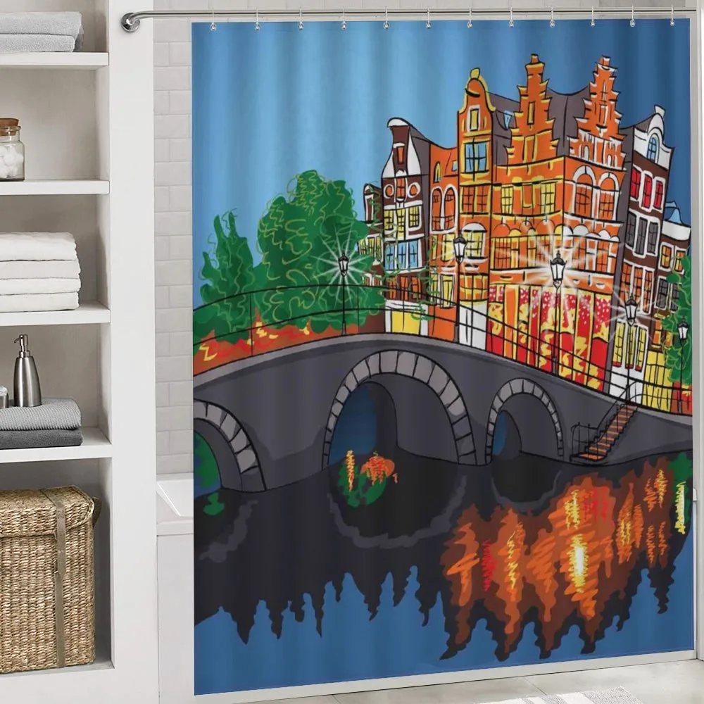 Night City Canal Bridge — Detail 4