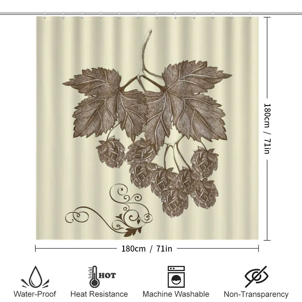 Retro Branch Leaves — Detail 2